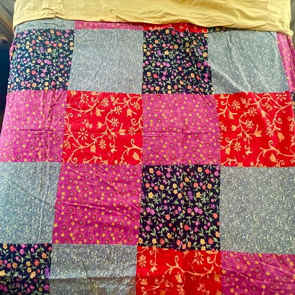 Pier 1 Bedding Pier Colorful Indian Cotton Quilt Poshmark
